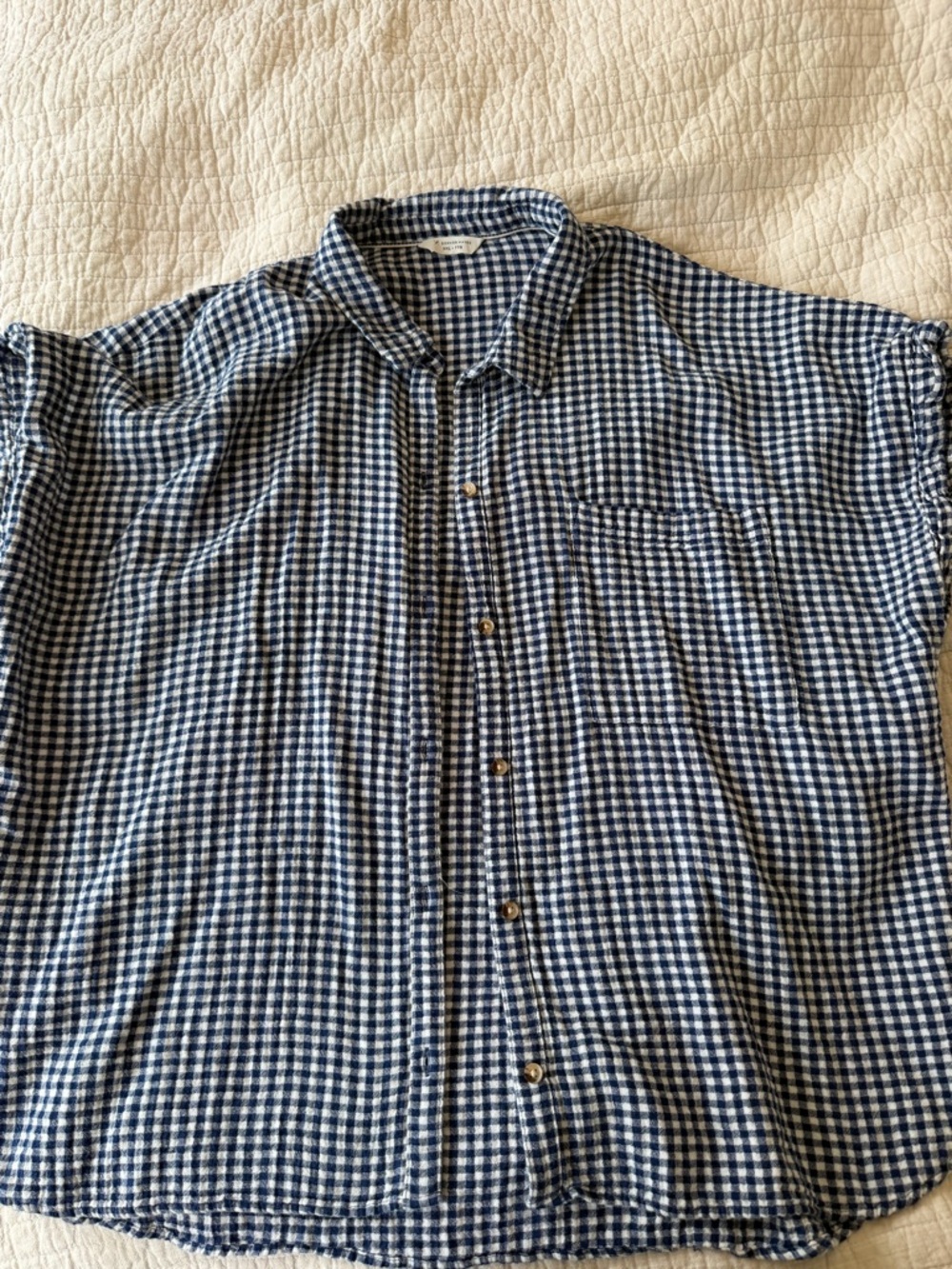 Gingham Button Up
